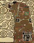 Gustav Klimt Famous Paintings - The Fulfillment (detail I)